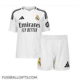 Real Madrid Aurelien Tchouameni #14 Fußballbekleidung Heimtrikot Kinder 2024-25 Kurzarm (+ kurze hosen)